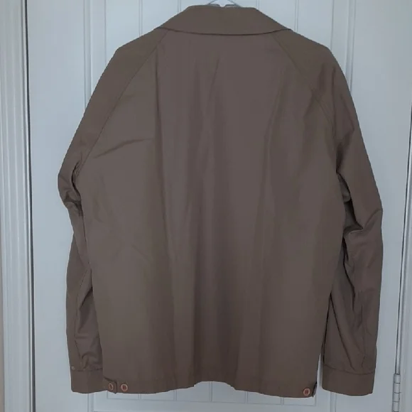 VINTAGE London Fog Harrington Jacket with Removable Faux Fur Liner - Tan -42 Reg - Picture 3 of 8